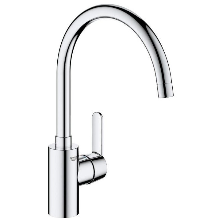 Mitigeur de cuisine - GROHE Get - Chromé - Bec en C - Bec Haut - Rotation 150° Mitigeur de cuisine - GROHE Get - Chromé - Bec en C - Bec Haut - Rotation 150°