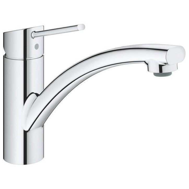 GROHE Robinet évier de cuisine Swift, Mitigeur monocommande avec mousseur économique d'eau, rotation a 140°, 30358000