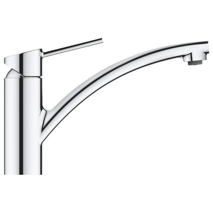 GROHE Robinet évier de cuisine Swift, Mitigeur monocommande avec mousseur économique d'eau, rotation a 140°, 30358000