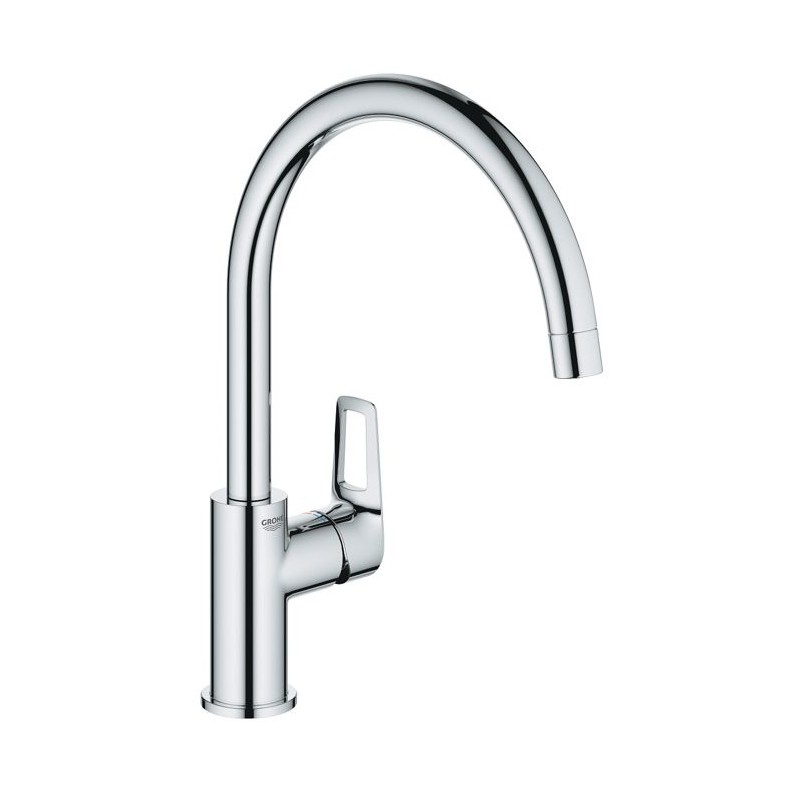 Robinet de cuisine évier monocommande BAULOOP bec haut pivotant - GRO Robinet de cuisine évier monocommande BAULOOP bec haut pivotant - GRO