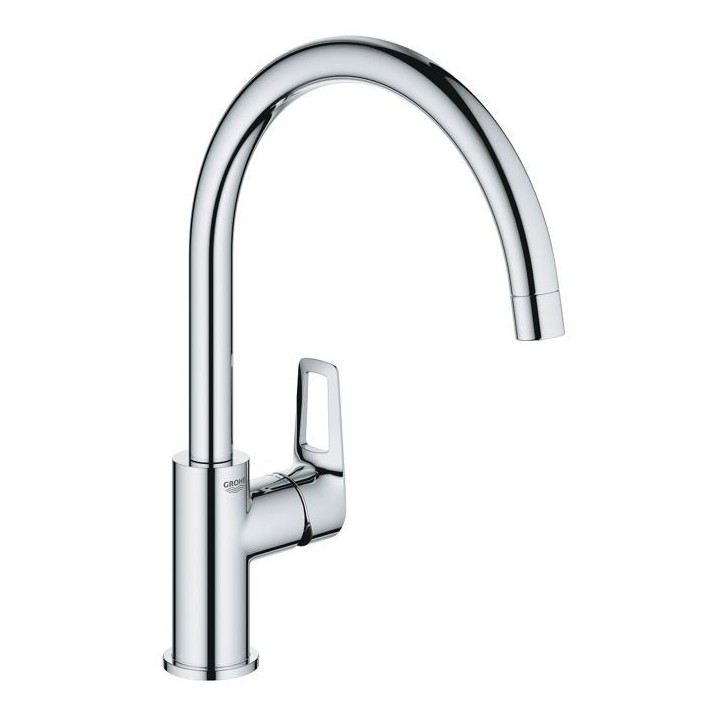 Robinet de cuisine évier monocommande BAULOOP bec haut pivotant - GROHE – 31368001