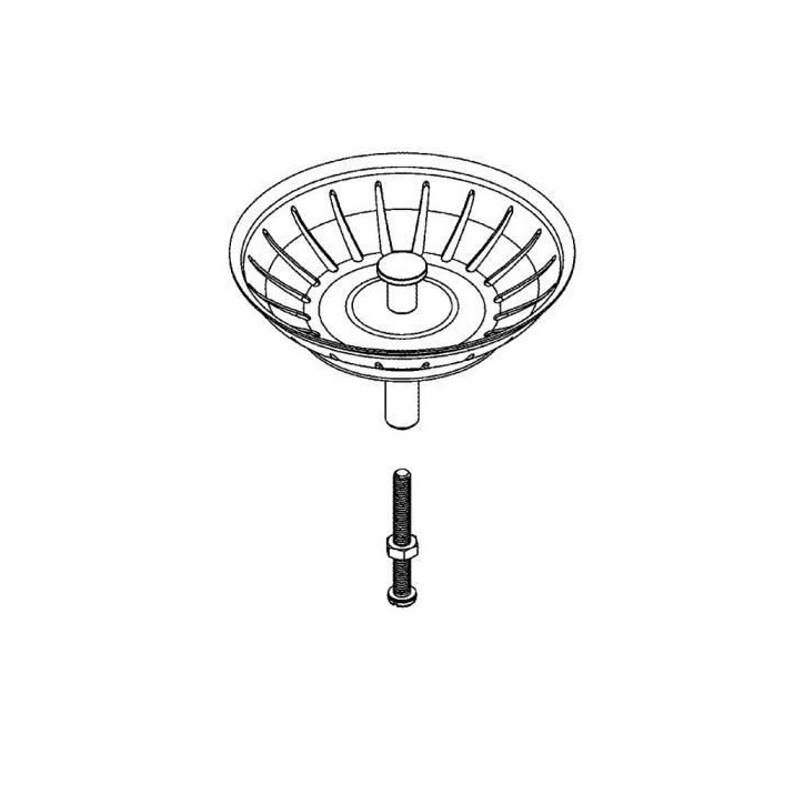 Vidage - GROHE - Bonde grille a évier - Inox - A grille - Intérieur Vidage - GROHE - Bonde grille a évier - Inox - A grille - Intérieur
