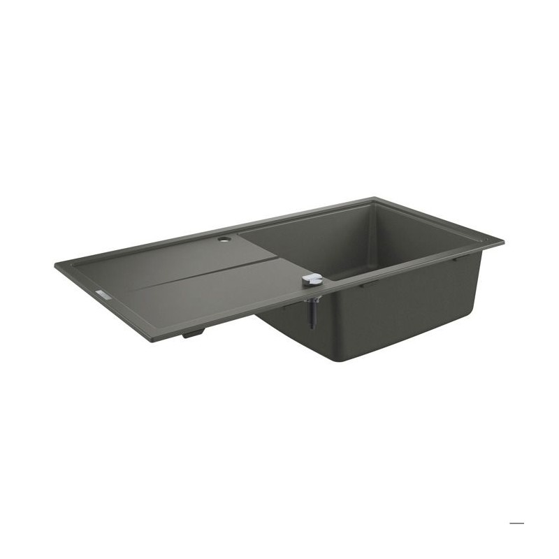 GROHE Evier composite avec égouttoir K400 1000 x 500 mm Gris granite GROHE Evier composite avec égouttoir K400 1000 x 500 mm Gris granite