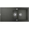GROHE Evier composite avec égouttoir K400 1000 x 500 mm Gris granite