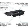Evier composite avec égouttoir - GROHE - K400