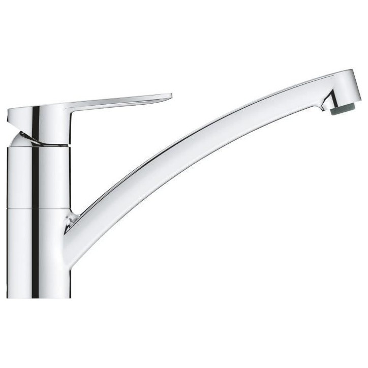 Mitigeur évier GROHE Start Eco - Chromé - Bec bas - Métal