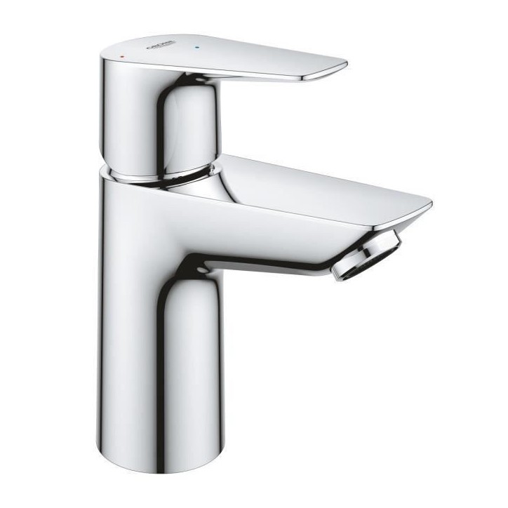 Mitigeur lavabo salle de bains - GROHE - Monotrou - Chromé - Economie d'eau