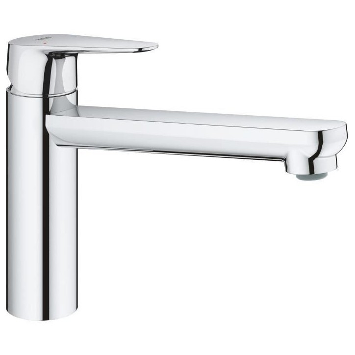 GROHE Robinet évier de cuisine Start curve, mousseur économique d'eau, sans tirette de vidage, bonde de vidage incluses, 31717 GROHE Robinet évier de cuisine Start curve, mousseur économique d'eau, sans tirette de vidage, bonde de vidage incluses, 31717