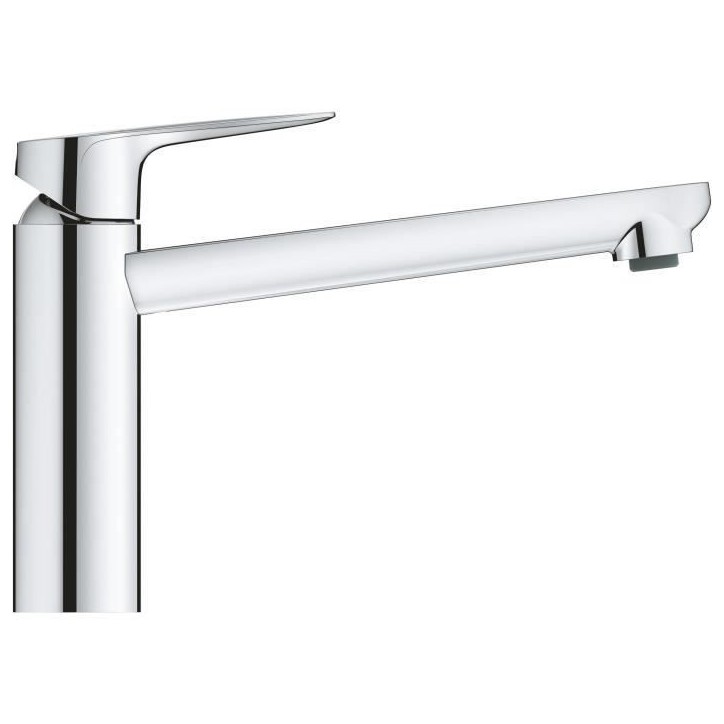GROHE Robinet évier de cuisine Start curve, mousseur économique d'eau, sans tirette de vidage, bonde de vidage incluses, 31717 GROHE Robinet évier de cuisine Start curve, mousseur économique d'eau, sans tirette de vidage, bonde de vidage incluses, 31717