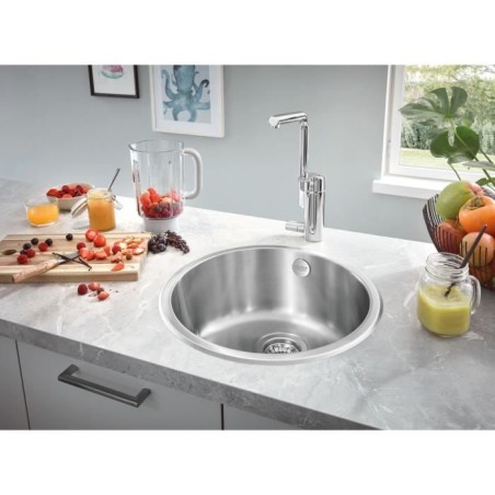 Evier de cuisine - Acier inoxydable - A encastrer par le dessus - GROHE K200 - 31720SD0