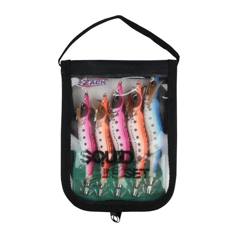 Kit 5 Turluttes - ZACK - 12 a 15 cm - 15 a 22 g Kit 5 Turluttes - ZACK - 12 a 15 cm - 15 a 22 g