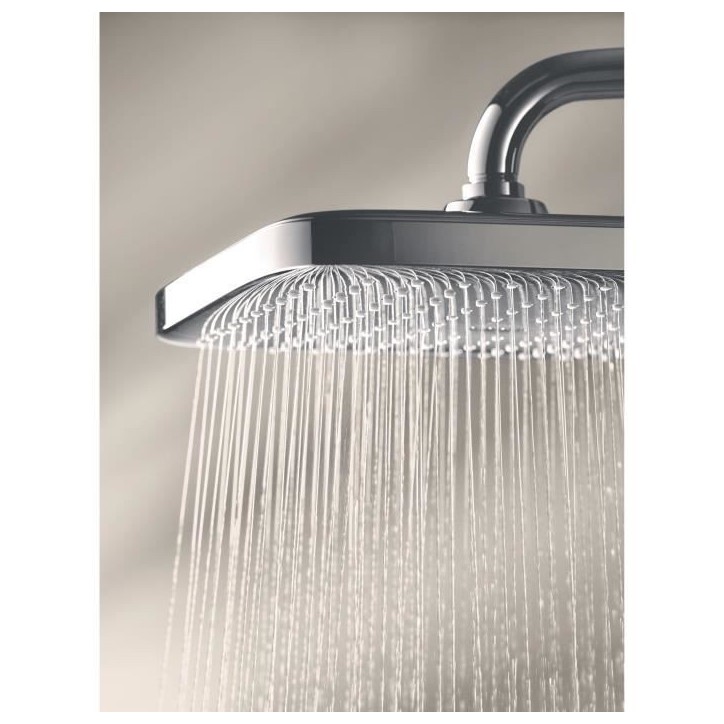 GROHE - Vitalio Comfort 250 - Douche de tete carrée 250mm - Jet uniforme - Anti-calcaire GROHE - Vitalio Comfort 250 - Douche de tete carrée 250mm - Jet uniforme - Anti-calcaire