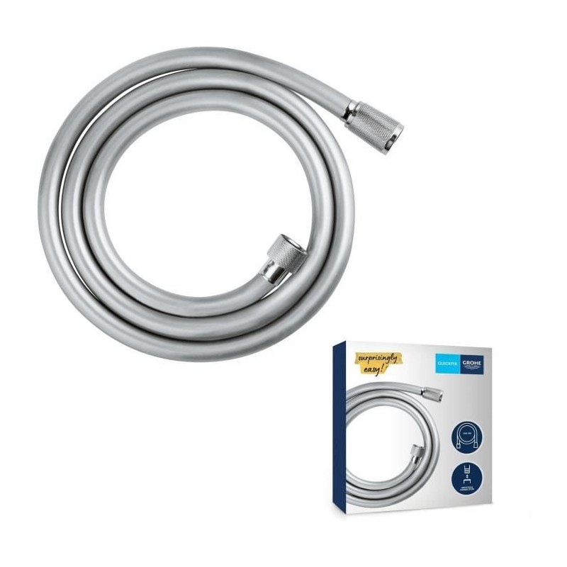 Flexible de douche - GROHE VitalioFlex 28743002 - 1,5m - Anti-pliures Flexible de douche - GROHE VitalioFlex 28743002 - 1,5m - Anti-pliures