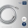 Flexible de douche - GROHE VitalioFlex 28743002 - 1,5m - Anti-pliures