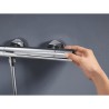 GROHE Mitigeur thermostatique douche Precision Get, montage mural, ind