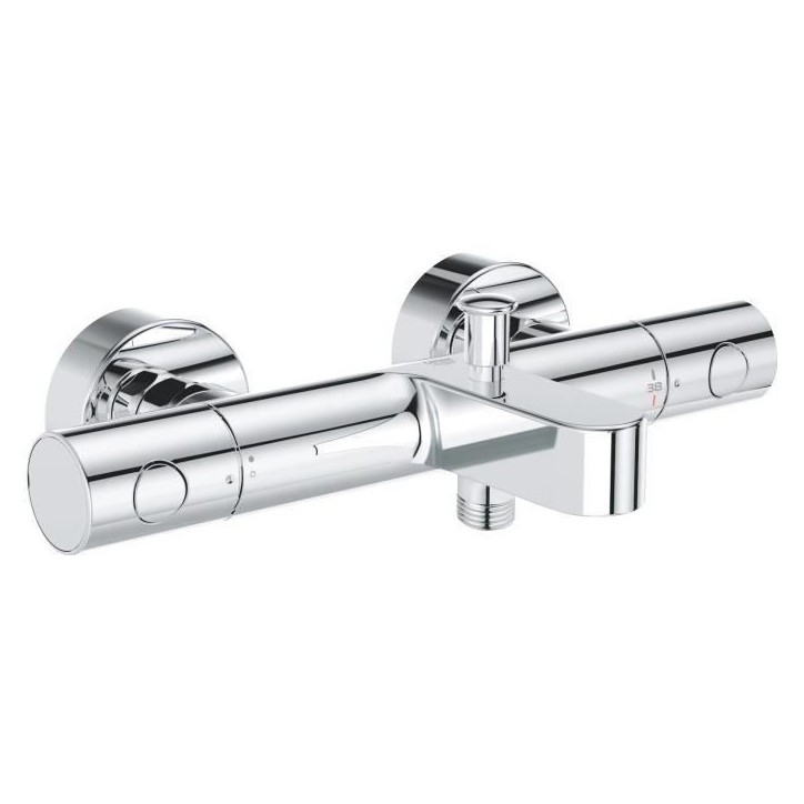 Mitigeur thermostatique bain douche GROHE Precision Get - Montage mural - Chromé Mitigeur thermostatique bain douche GROHE Precision Get - Montage mural - Chromé