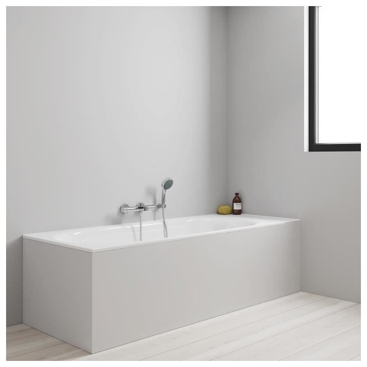 Mitigeur thermostatique bain douche GROHE Precision Get - Montage mural - Chromé Mitigeur thermostatique bain douche GROHE Precision Get - Montage mural - Chromé