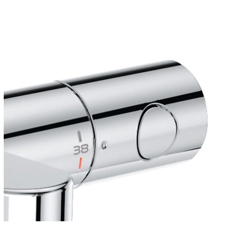 Mitigeur thermostatique bain douche GROHE Precision Get - Montage mural - Chromé Mitigeur thermostatique bain douche GROHE Precision Get - Montage mural - Chromé
