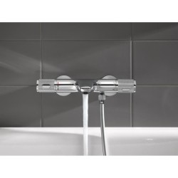 GROHE Mitigeur thermostatique douche Precision Feel, montage mural, in