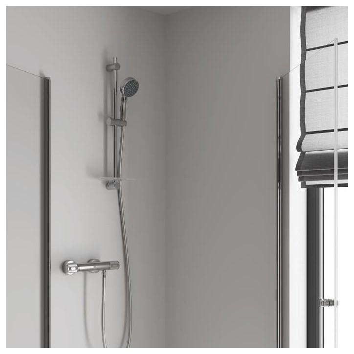 Mitigeur thermostatique Douche GROHE Precision Feel - Chromé - Economie d'eau - Métal Mitigeur thermostatique Douche GROHE Precision Feel - Chromé - Economie d'eau - Métal
