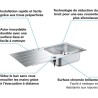 Evier - en acier inoxydable - inox - GROHE Evier - en acier inoxydable - inox - GROHE