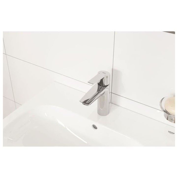 Mitigeur monocommande Lavabo GROHE Start - Taille S - limiteur de température - économie d'eau - 23550002 Mitigeur monocommande Lavabo GROHE Start - Taille S - limiteur de température - économie d'eau - 23550002