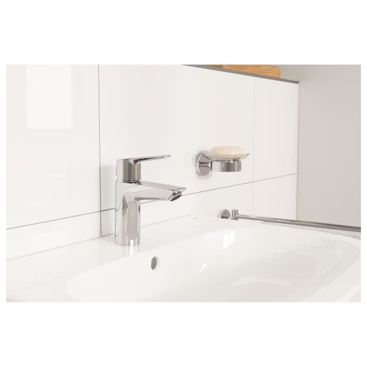 Mitigeur monocommande lavabo GROHE QUICKFIX Start - économie d'eau - bonde clic clac incluse - taille S