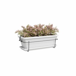 ARTEVASI Jardiniere VENEZIA balcon KIT - 50 ma - Blanc - 50 x 29 x 17,