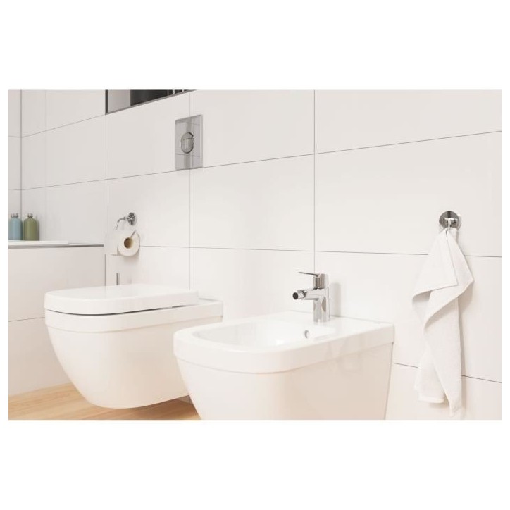 Mitigeur monocommande Bidet - GROHE - Taille S - Métal - Droit - Gris Mitigeur monocommande Bidet - GROHE - Taille S - Métal - Droit - Gris
