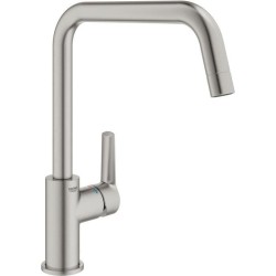 Mitigeur monocommande Evier - GROHE - Supersteel - Pivotant - Hauteur