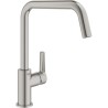 Mitigeur monocommande Evier - GROHE - Supersteel - Pivotant - Hauteur