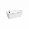 ARTEVASI Jardiniere VENEZIA L SWS - 60 ma - Blanc - 57,5 x 24,5 x 22,5