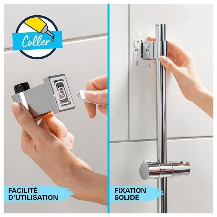 Pommeau de douche - GROHE Vitalio Comfort 110 26397001 - 2 jets (Pluie/Stimulant) - Sélection facile - Economie d'eau - Chromé