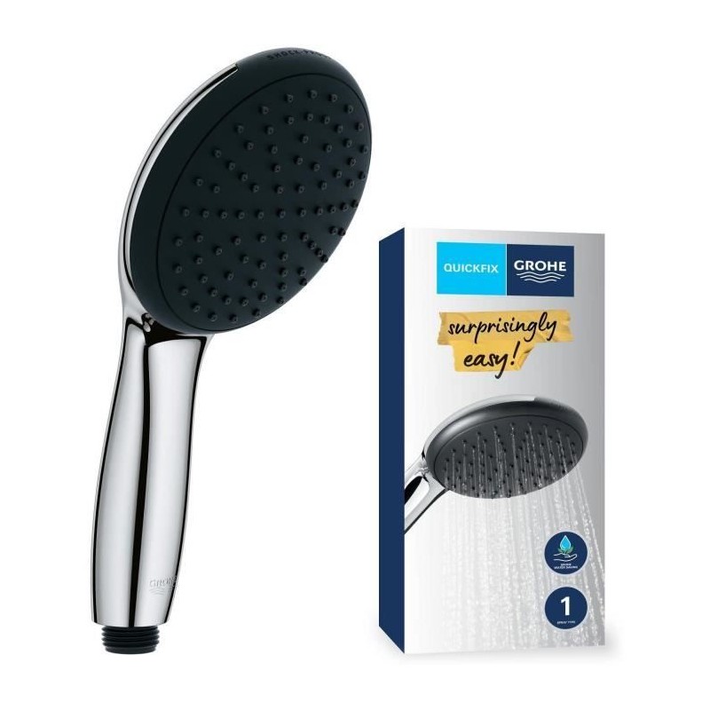 Pommeau de douche - GROHE Vitalio Start 110 27940001 - 1 jet Pluie - E Pommeau de douche - GROHE Vitalio Start 110 27940001 - 1 jet Pluie - E