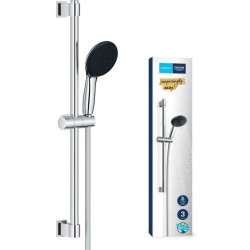 Ensemble de douche avec pommeau 3 jets, barre et flexible - GROHE Vita