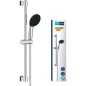 Ensemble de douche avec pommeau 3 jets, barre et flexible - GROHE Vitalio Start 110 26032001 - Sélection facile - Economie d'ea Ensemble de douche avec pommeau 3 jets, barre et flexible - GROHE Vitalio Start 110 26032001 - Sélection facile - Economie d'ea