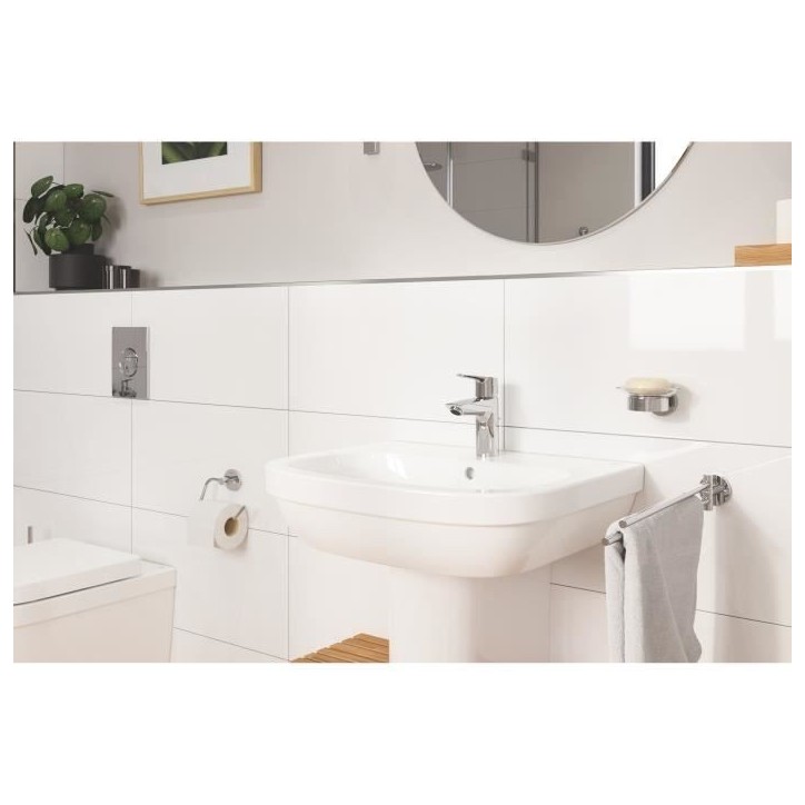 Mitigeur monocommande Lavabo GROHE QUICKFIX Start - Chromé - Economie d'eau - Installation facile