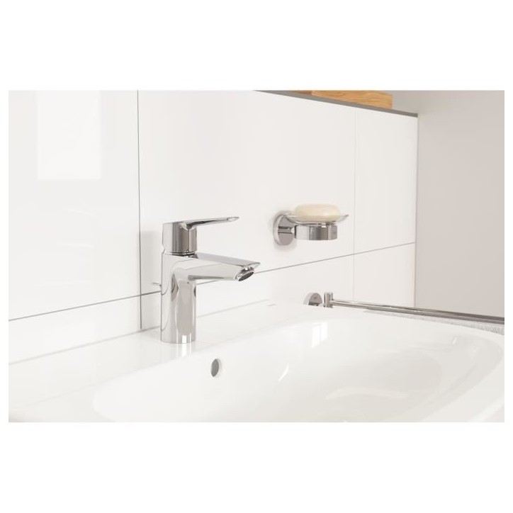 Mitigeur monocommande Lavabo GROHE QUICKFIX Start - Chromé - Economie d'eau - Installation facile