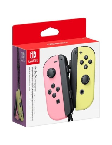 Paire de manettes Joy-Con Rose Pastel & Jaune Pastel pour Nintendo Switch