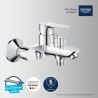 Mitigeur monocommande Bain / Douche - GROHE - Start Edge - Chromé - E
