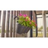 ARTEVASI Pot de fleurs pour balcon CAPRI Individ - Gris anthracite - 1