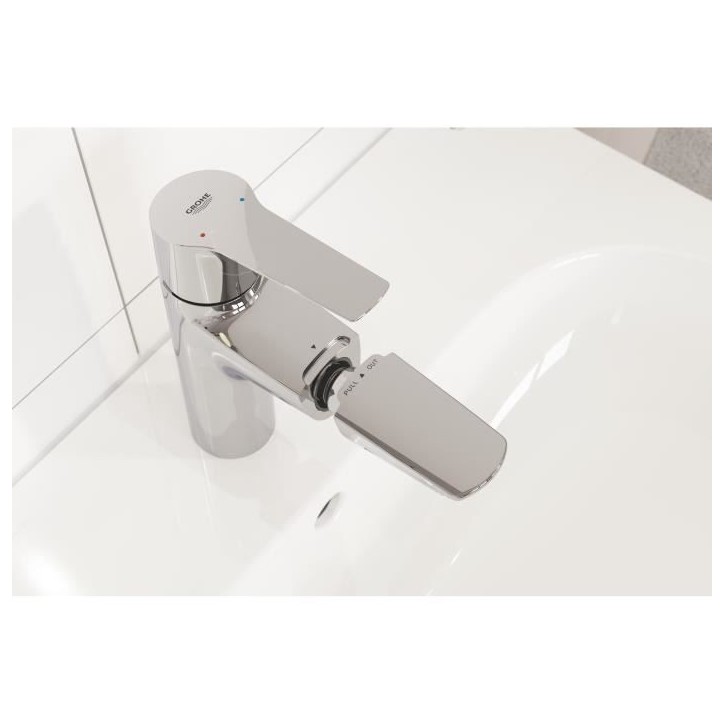 GROHE QUICKFIX Mitigeur monocommande lavabo de salle de bains Start, douchette extractible Mousseur économie d'eau taille M GROHE QUICKFIX Mitigeur monocommande lavabo de salle de bains Start, douchette extractible Mousseur économie d'eau taille M