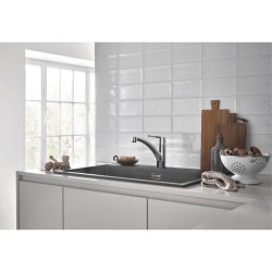 GROHE QUICKFIX Start Robinet de cuisine évier Start, rotation 140°,
