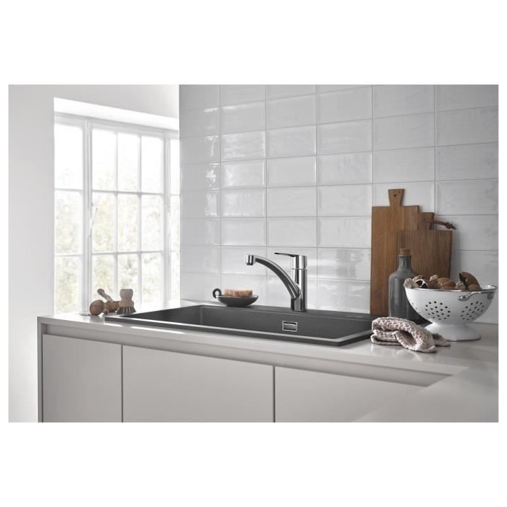 GROHE QUICKFIX Start Robinet de cuisine évier Start, rotation 140°, robinet de cuisine, chromé, 30530002 GROHE QUICKFIX Start Robinet de cuisine évier Start, rotation 140°, robinet de cuisine, chromé, 30530002