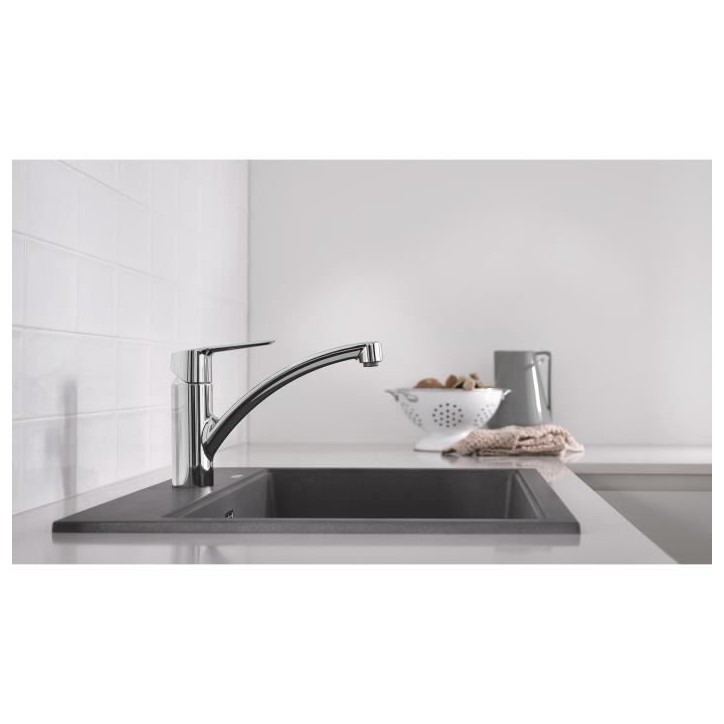 GROHE QUICKFIX Start Robinet de cuisine évier Start, rotation 140°, robinet de cuisine, chromé, 30530002 GROHE QUICKFIX Start Robinet de cuisine évier Start, rotation 140°, robinet de cuisine, chromé, 30530002