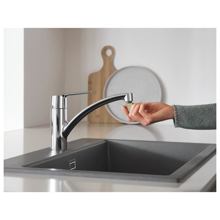GROHE QUICKFIX Start Robinet de cuisine évier Start, rotation 140°, robinet de cuisine, chromé, 30530002 GROHE QUICKFIX Start Robinet de cuisine évier Start, rotation 140°, robinet de cuisine, chromé, 30530002