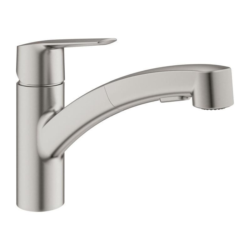 Robinet de cuisine - Supersteel - Mitigeur moncommande évier - Douche Robinet de cuisine - Supersteel - Mitigeur moncommande évier - Douche