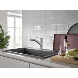 Robinet de cuisine - Supersteel - Mitigeur moncommande évier - Douche