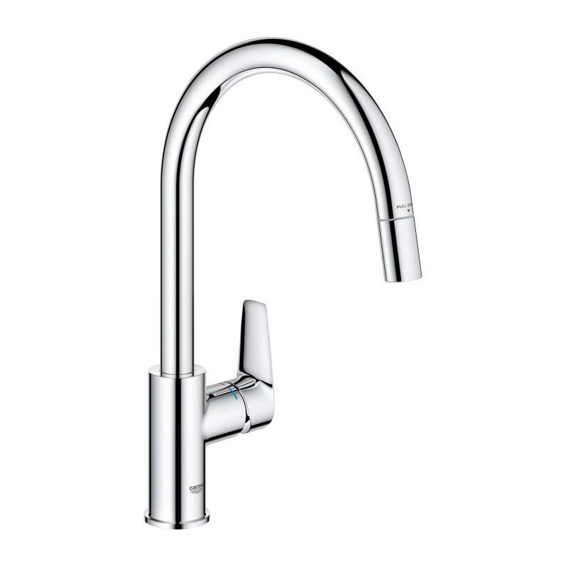 Robinet de cuisine - Mitigeur monocommande évier - Chromé - Bec haut Robinet de cuisine - Mitigeur monocommande évier - Chromé - Bec haut
