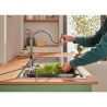 Mitigeur de cuisine GROHE StartLoop - Chromé - Bec haut en C - Mousse